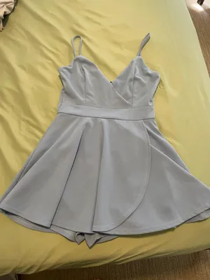 Akira Light Blue Romper thumbnail 3
