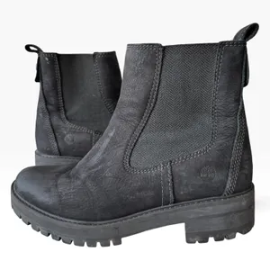 Timberland Courmayeur Valley Chelsea Black Nubuck Lug Boots A1J66 Women’s 9 thumbnail 1