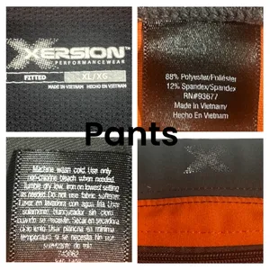 Xersion Athletic Tank Capri Pants Set Orange Gray Activewear Size XL thumbnail 7