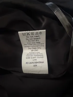NEW HOUSE OF CB Beau Draped Black Satin Maxi Skirt Sz L thumbnail 9