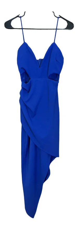 Windsor Blue Royal Asymmetrical Dress thumbnail 2