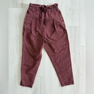 Free People Margate Pleated Indiepop Paper bag Trouser Pant size xs thumbnail 9