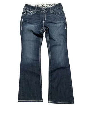 Ariat Women's Dark Blue Bootcut Jeans thumbnail 5