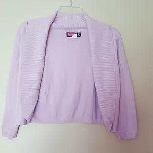 Say What? Purple Cardigan, Size Large thumbnail 4