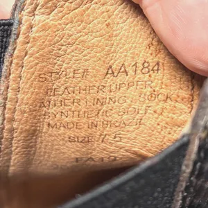 Western Snakeskin Embossed Leather Block Heel Ankle Boots Madewell 7.5 thumbnail 3