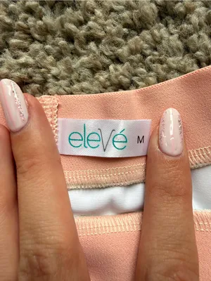 Eleve Dancewear Pink and White Patterned Dance Skirt thumbnail 2