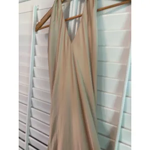 Show Me Your Mumu Gold Jasmine Halter Maxi Dress Size‎ Small thumbnail 4