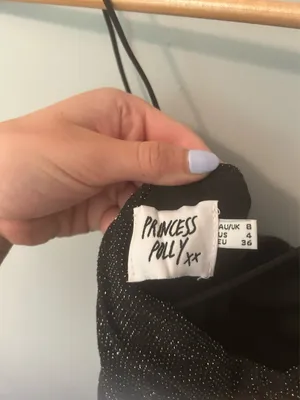 Princess Polly Mini Dress Black  thumbnail 3