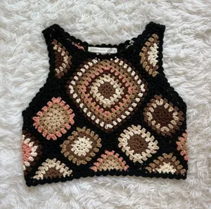 Altar’d State Crochet Cropped Top thumbnail 1