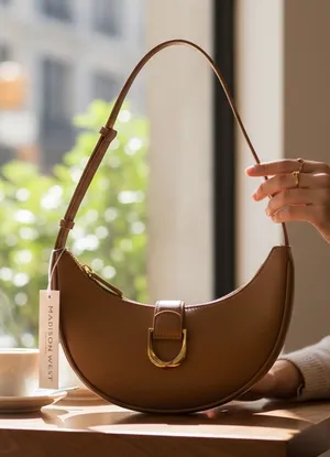 Madison West Brown Shoulder Bag thumbnail 1