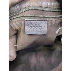 Gucci tote all over logo beige brown jacquard fabr thumbnail 11