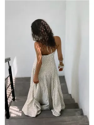 Zara voluminous polka dot maxi dress‎ thumbnail 2