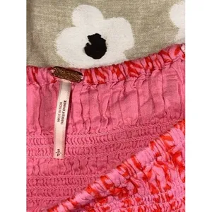Free people sweet Annie mini pink dress thumbnail 2