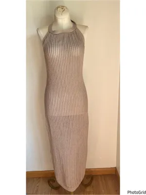 Quince 100% Organic Cotton Open-Knit Cover-Up Maxi Dress Small thumbnail 3