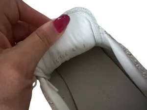 ALEXANDER MCQUEEN Women's White Pink Glitter Court Trainer Sneakers Sz 41/ US 11 thumbnail 6
