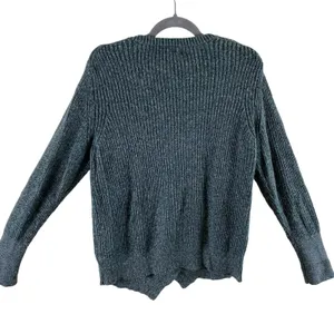 Banana Republic Green Long‎ Sleeve Round Neck Fuzzy Sweater Mohair Blend Size M thumbnail 2