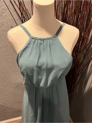🌼Show Me Your Mumu Amanda Dress In Silver Sage Size Small🌼 thumbnail 4