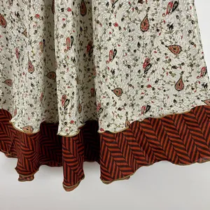 Reversible Maxi Wrap Skirt BINW202 Multiple thumbnail 3