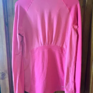 Adidas Climalite Pullover Athletic Top Running Training‎ Shirt Pink Medium thumbnail 2