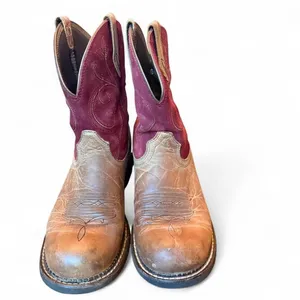Ariat Fatbaby Heritage Western Boots Women’s Size 10B Burgundy Leather Round Toe thumbnail 7