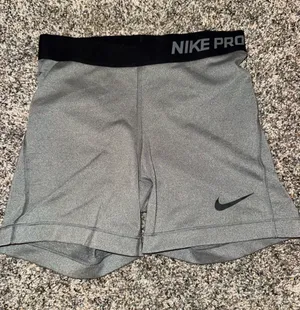 Women's Gray Performance Training Shorts thumbnail 1