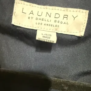 Laundry by‎ Shelli Segal Fleece-Lined Hooded Coat Navy Blue Quilted Sz L thumbnail 6