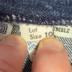 Jazzie Jeans Womens 10 Blue Vintage 70s Boho Wide Leg Jeans Western Disco thumbnail 5