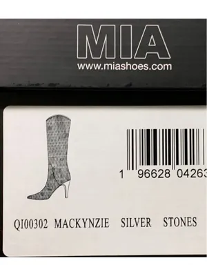 MIA Mackynzie Rhinestone Stiletto Boots Size 9 NIB thumbnail 9