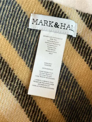 Mark & Hall• Soft Striped Autumn Poncho• o/s thumbnail 3