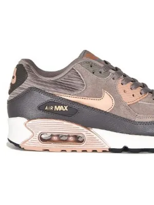 Nike Gray & Rose Pink Air Max 90 Athletic Shoes 768887-201 Size 9.5 thumbnail 6
