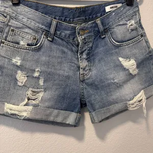 Anine Bing Size-M Ladies‎ Boyfriend Denim Shorts Distressed thumbnail 9