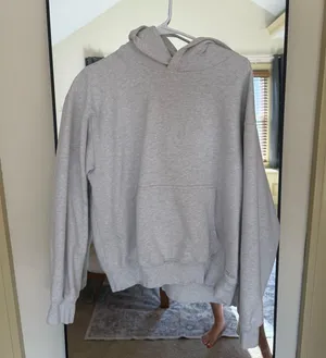Aritzia perfect fit heather gray hoodie  thumbnail 1