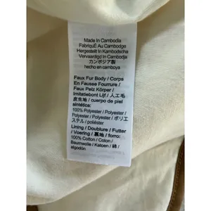 J Crew Faux Sherpa Barn Jacket Ivory Women's Size Large‎ thumbnail 11