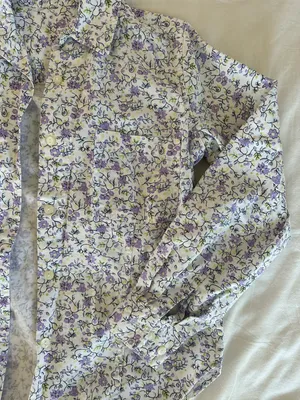 Floral Button Down Multi Size M thumbnail 3
