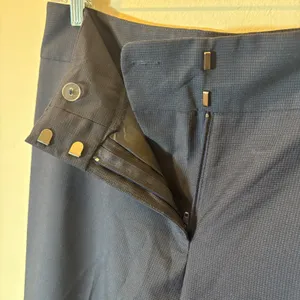Ann Taylor Signature‎ Fit Wide Leg Dress Pants Size 6 Navy Blue thumbnail 5
