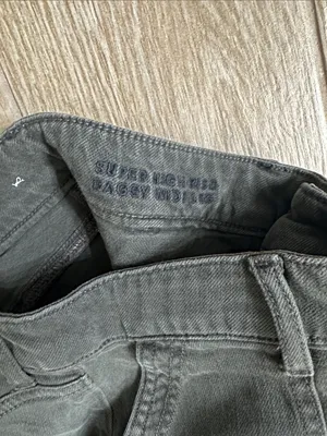 American Eagle super high-rise, baggy, wide Leg Pants thumbnail 3