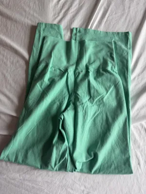 teal brandy melville wide leg foldover pants nwt thumbnail 2