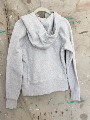 Lululemon Scuba Hoodie Light Cotton Fleece, Heathered Core Ultra Light Grey thumbnail 5