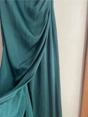Birdy Grey Lydia Dress Shiny Satin Emerald thumbnail 8