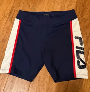 FILA Men’s Navy, White & Red Swim Rash Shorts thumbnail 1