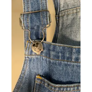 Vintage Disney Mickey Minnie Mouse Denim Overalls Women's Large Jerry Leigh thumbnail 4