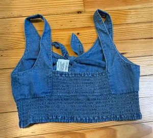 Abercrombie denim tie top thumbnail 2
