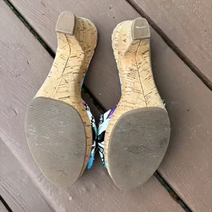 Vintage Coach butterfly-print sandals thumbnail 8
