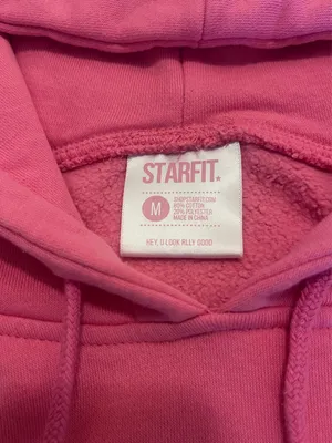 Starfit Hoodie Pink Size M thumbnail 3