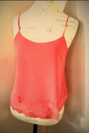 Windsor Fushia Pink Spaghetti Strap Sz M thumbnail 1