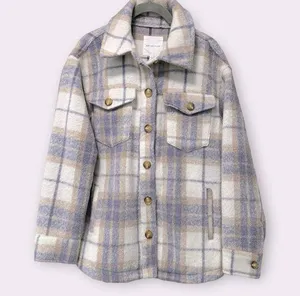 Avec Les Filles Plaid Shirt Jacket thumbnail 1