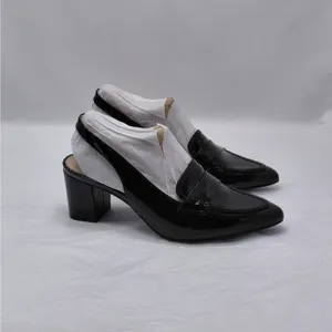 LifeStride Womens Angel Slingback Loafer Pump Sz 6.5 M Black Patent Office Shoe thumbnail 3