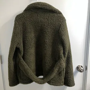 Miss Sparkling Green Sherpa Jacket Size M thumbnail 3