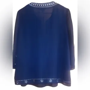 Victoria's Secret 2014 beaded bohemian tunic rare beaded Tunic thumbnail 2