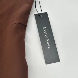 Sleeveless Brown Embroidered Button thumbnail 7